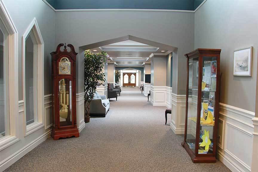 Hallway to Visitation Rooms